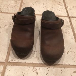 Dansko Brown mules